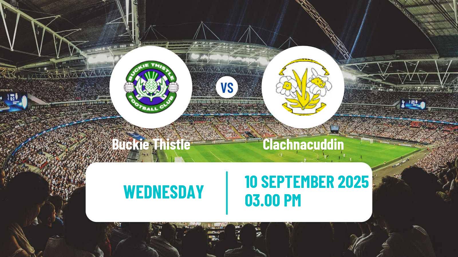 Football Scottish Highland League Buckie Thistle - Clachnacuddin