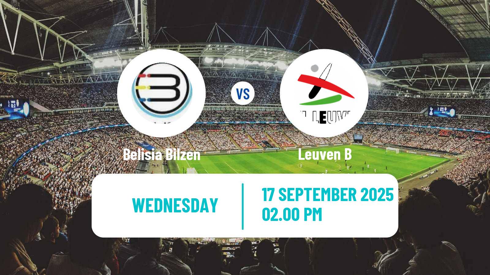 Football Belgian National Division 1 VV Belisia Bilzen - Leuven B