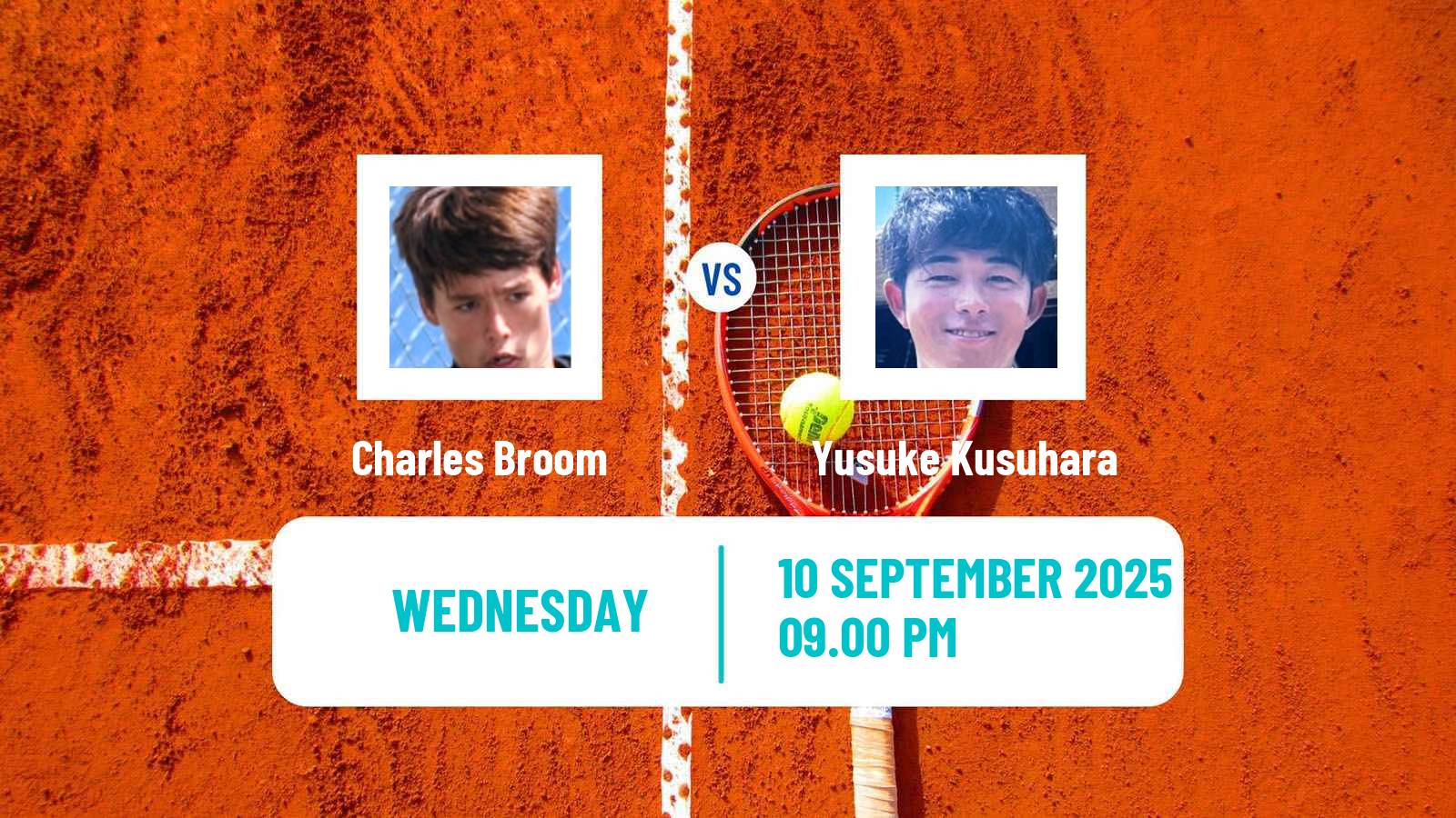 Tennis ITF M25 Sapporo 2 Men Charles Broom - Yusuke Kusuhara