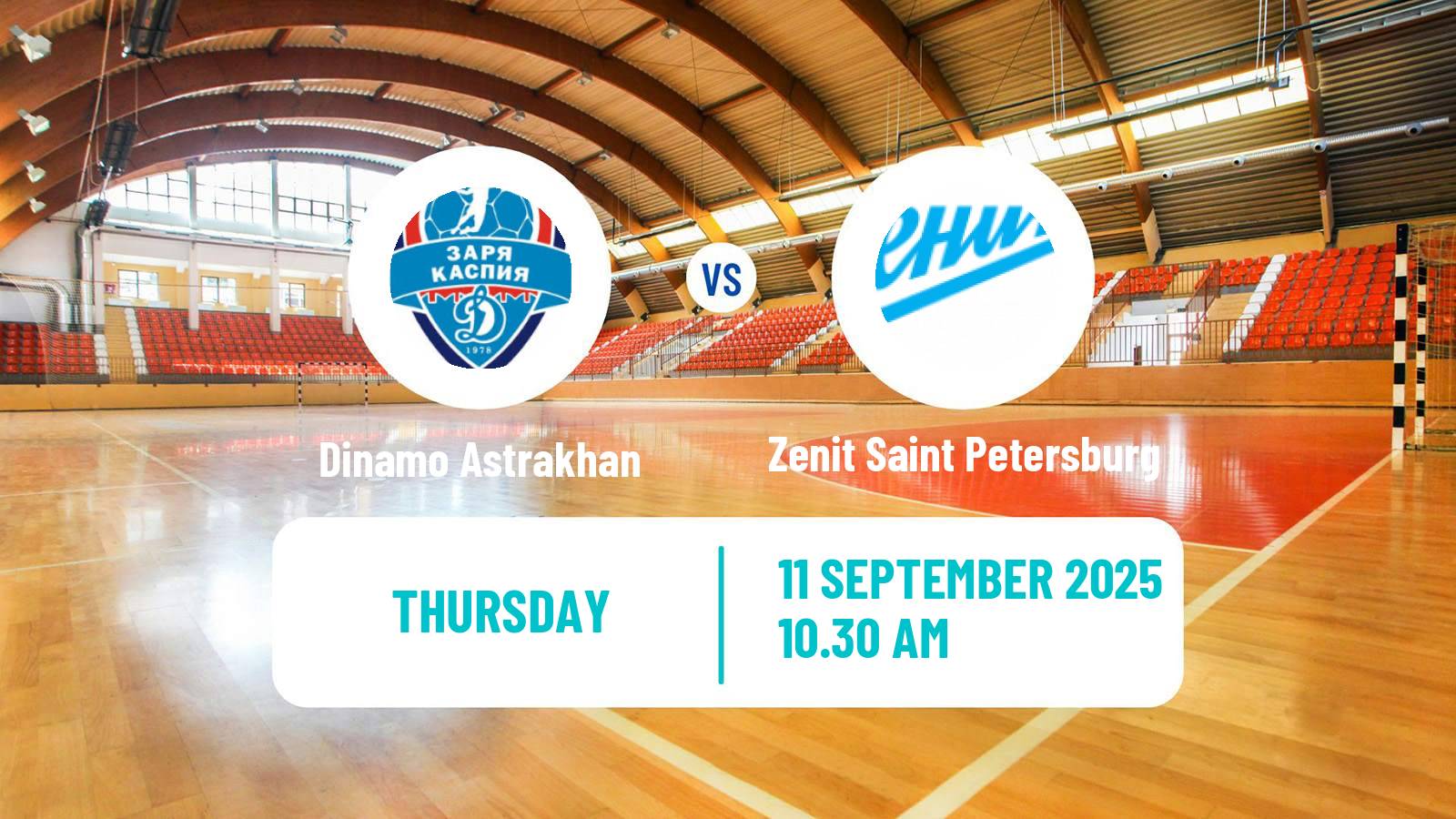 Handball Russian Superleague Handball Dinamo Astrakhan - Zenit Saint Petersburg