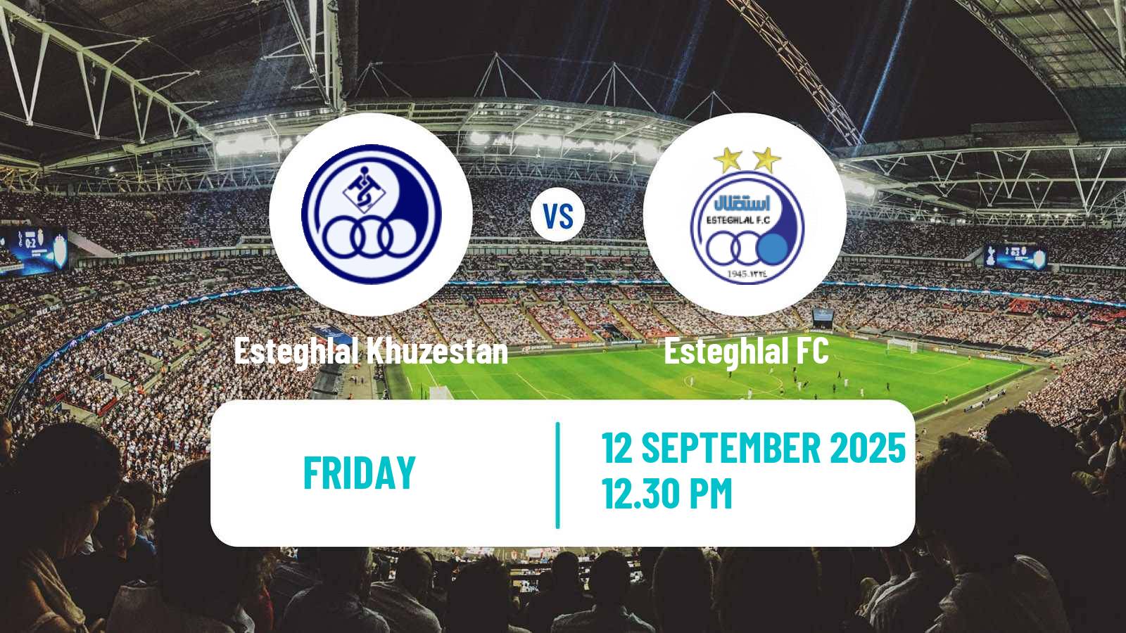 Football Iran Pro League Esteghlal Khuzestan - Esteghlal