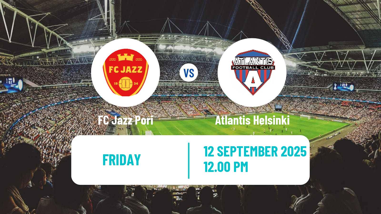 Football Finnish Ykkonen Jazz Pori - Atlantis Helsinki