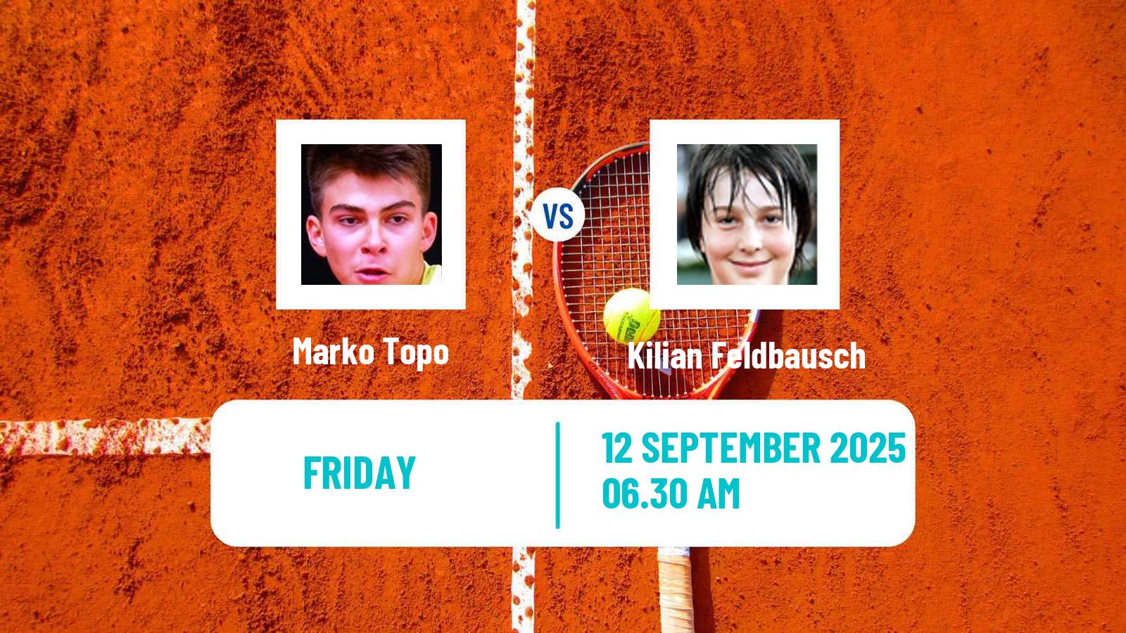 Tennis Biella Challenger Men Marko Topo - Kilian Feldbausch