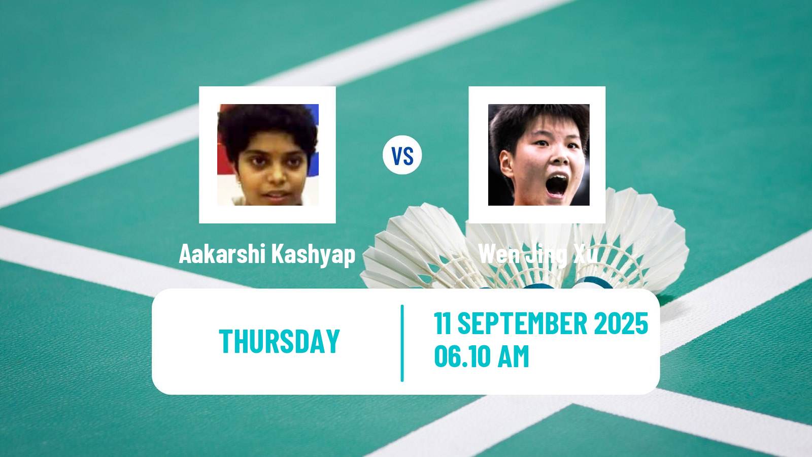 Badminton BWF World Tour Vietnam Open Women Aakarshi Kashyap - Wen Jing Xu