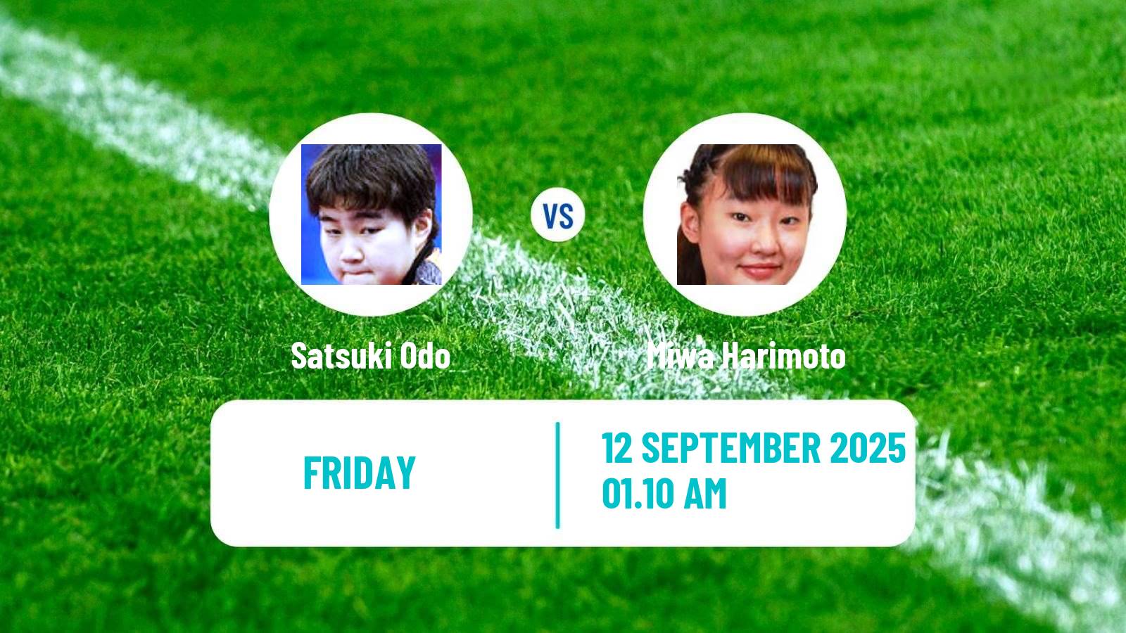 Table tennis Wtt Champions Macao Women Satsuki Odo - Miwa Harimoto