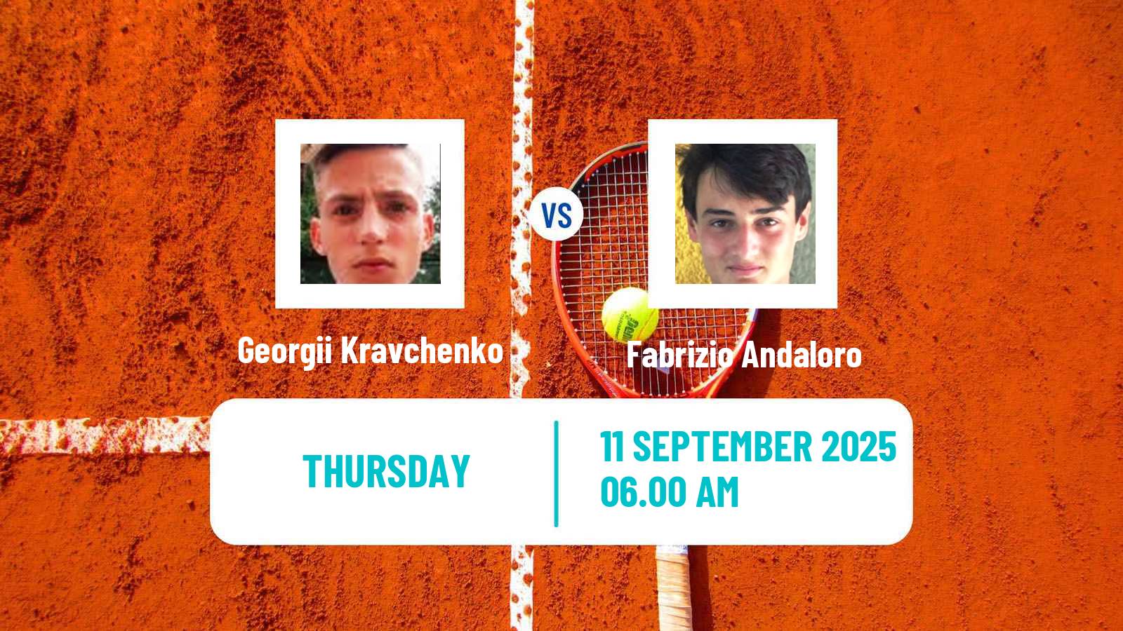Tennis ITF M25 Pozzuoli Men Georgii Kravchenko - Fabrizio Andaloro
