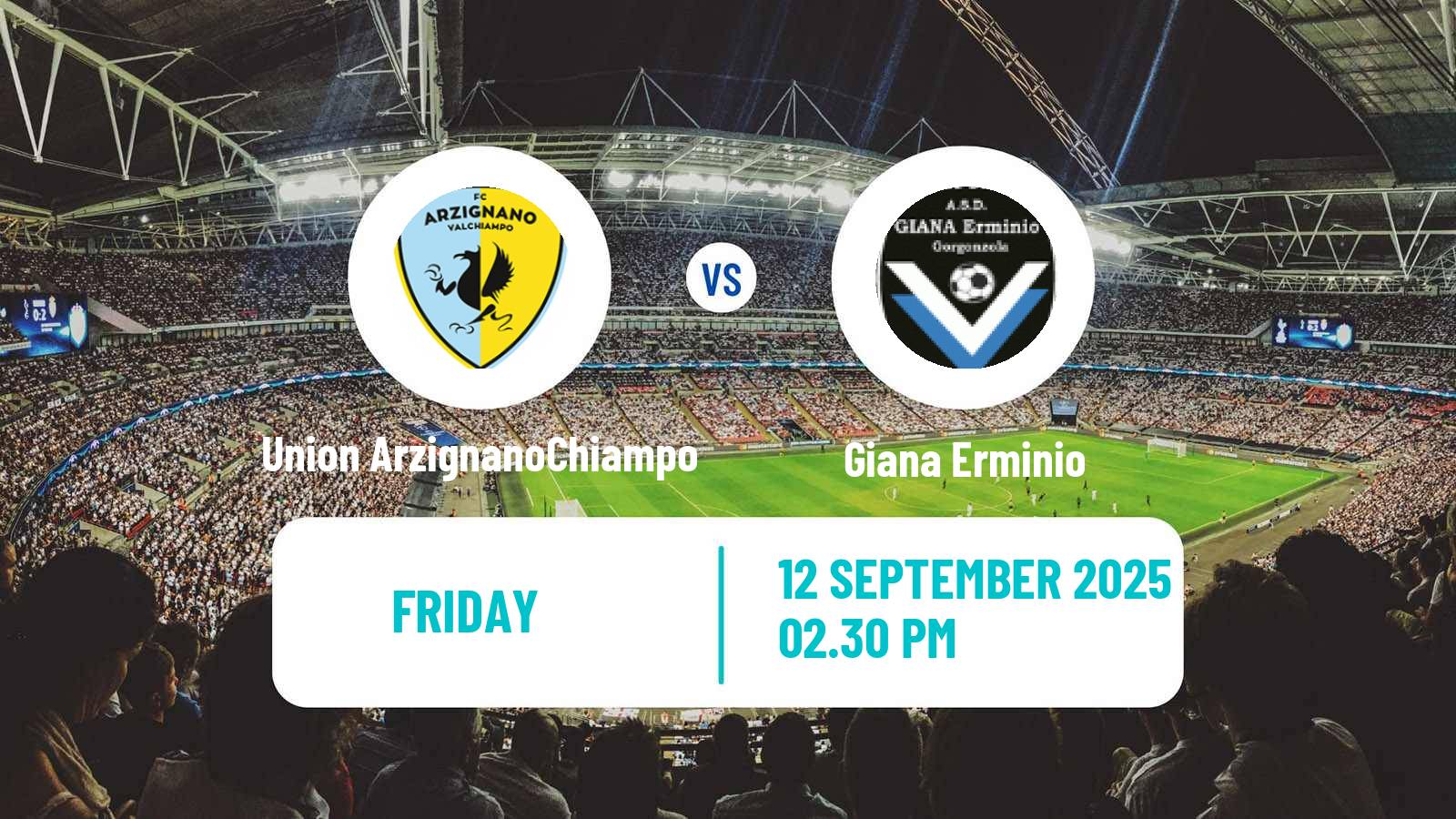 Football Italian Serie C Group A Union ArzignanoChiampo - Giana Erminio
