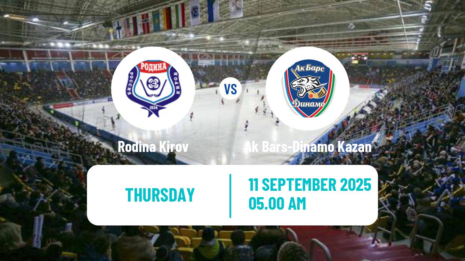 Bandy Russian Cup Bandy Rodina - Ak Bars-Dinamo Kazan