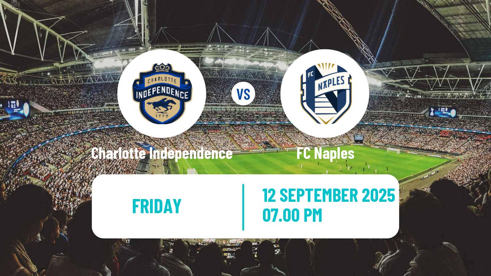 Football USL League One Charlotte Independence - Naples