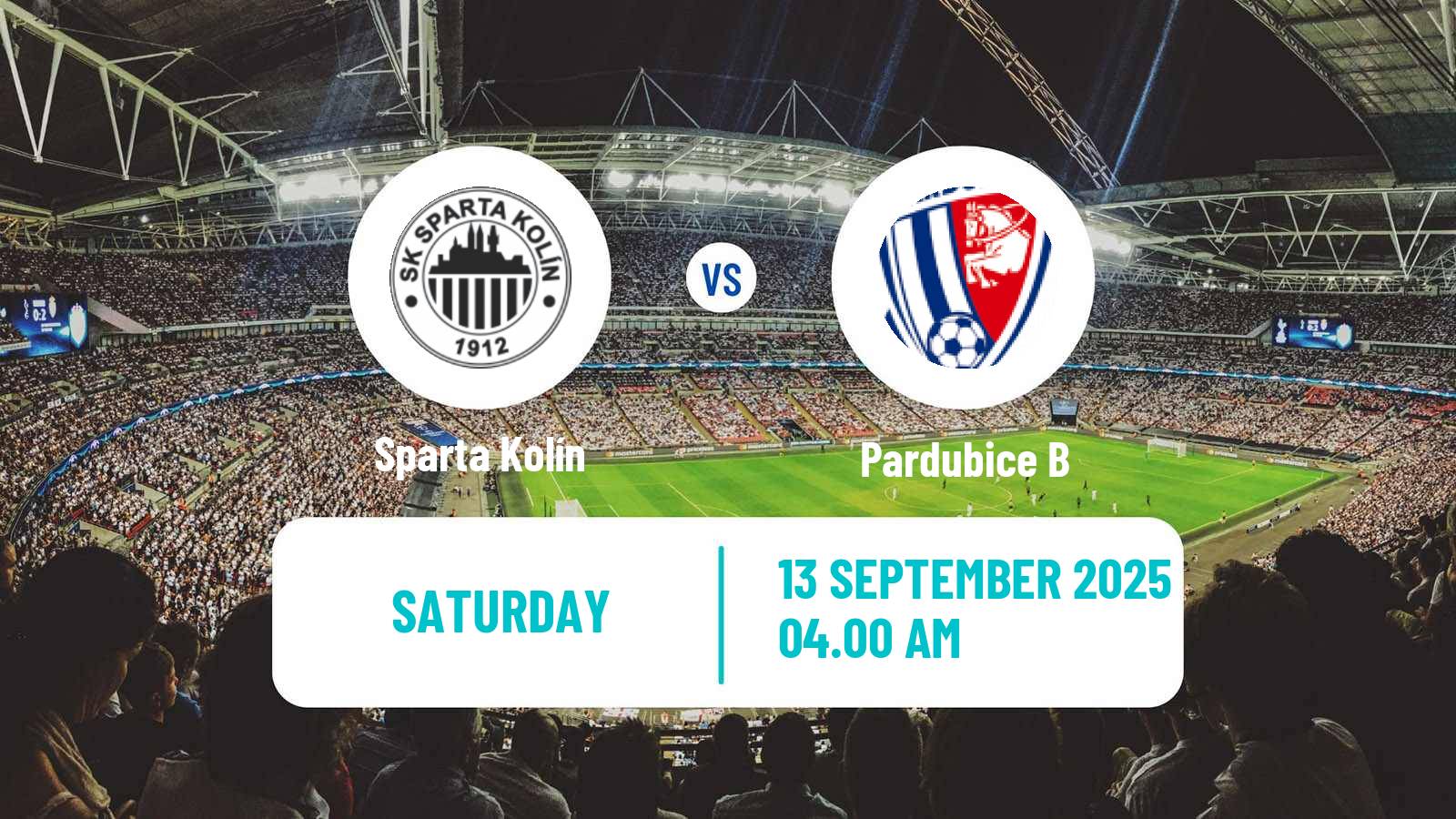Football Czech CFL Group B Sparta Kolín - Pardubice B