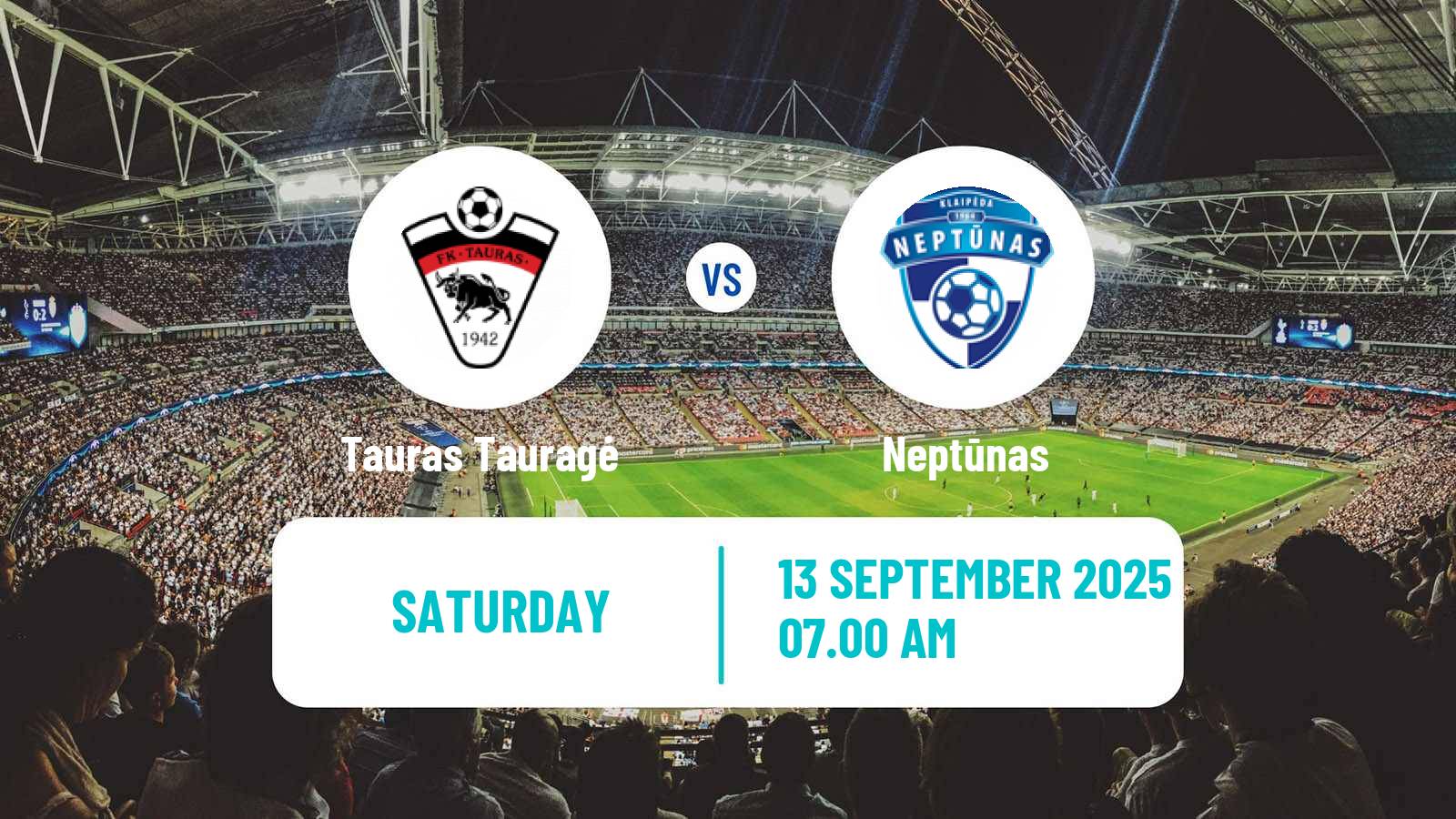 Football Lithuanian Division 2 Tauras Tauragė - Neptūnas