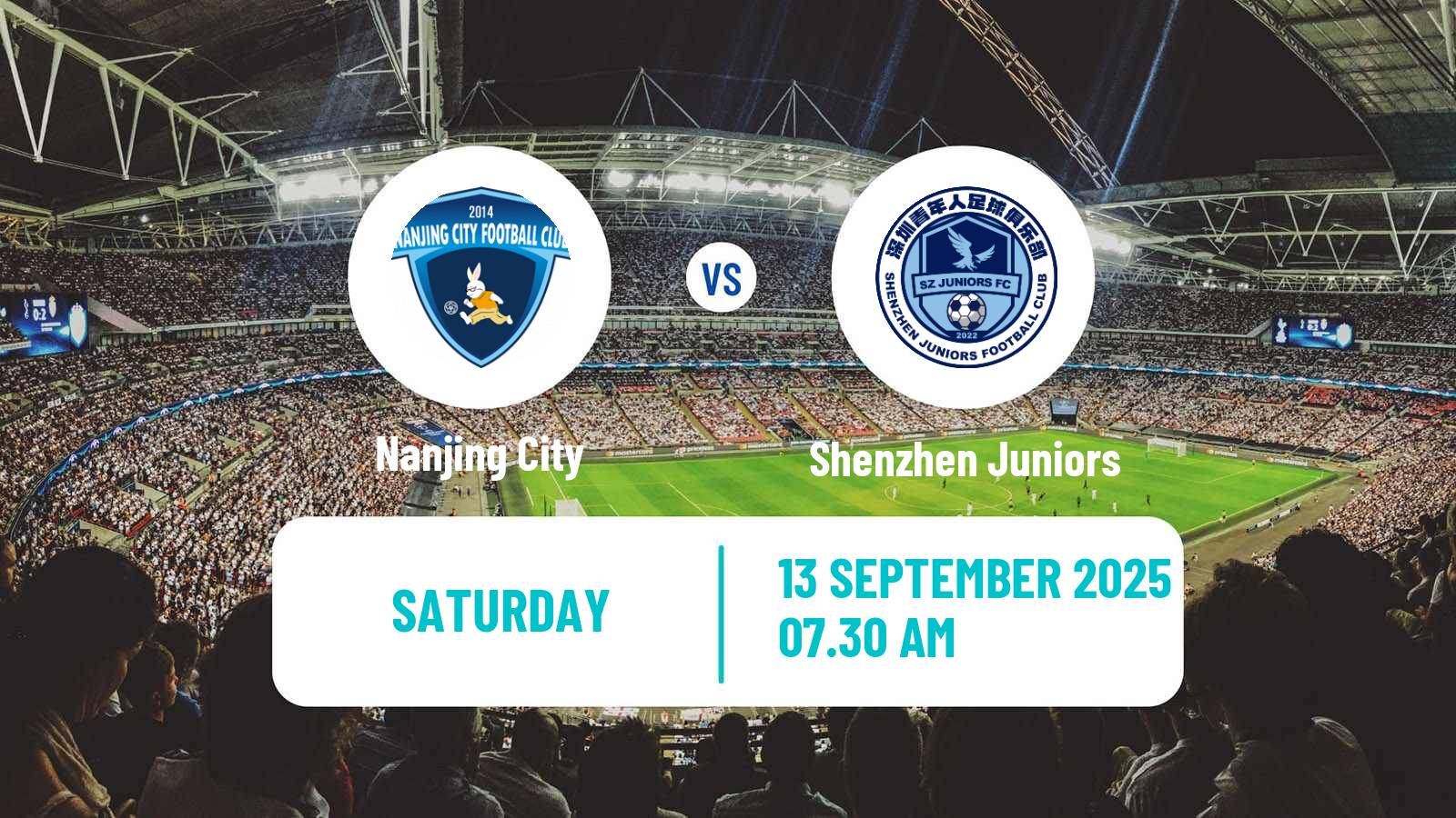 Football Chinese Jia League Nanjing City - Shenzhen Juniors