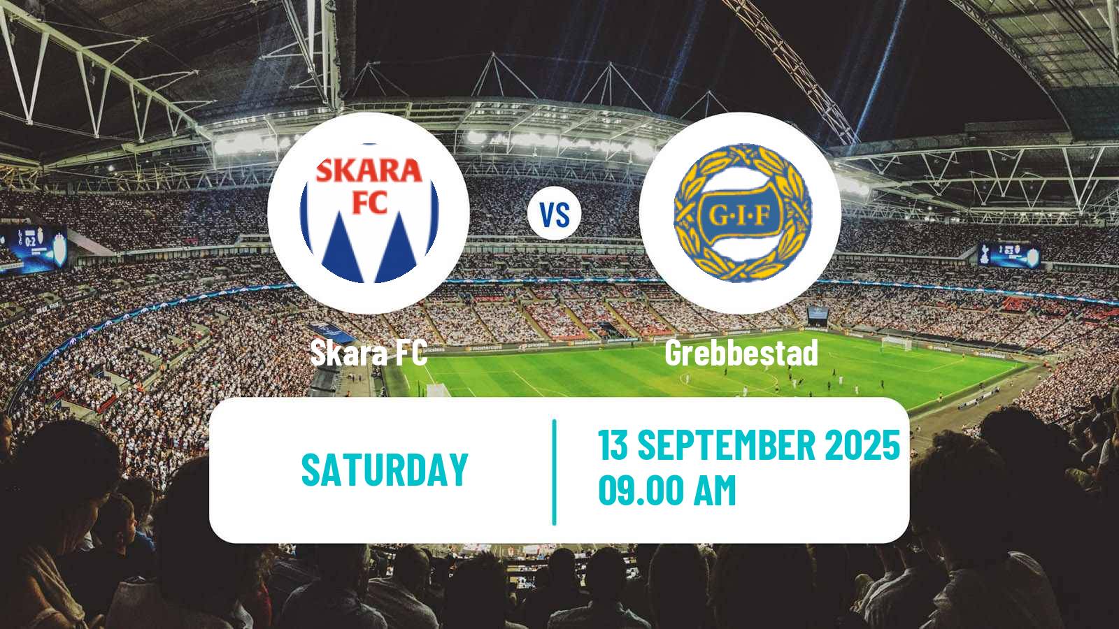 Football Swedish Division 2 - Norra Götaland Skara - Grebbestad