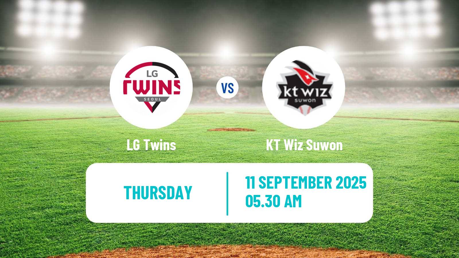 Baseball KBO LG Twins - KT Wiz Suwon
