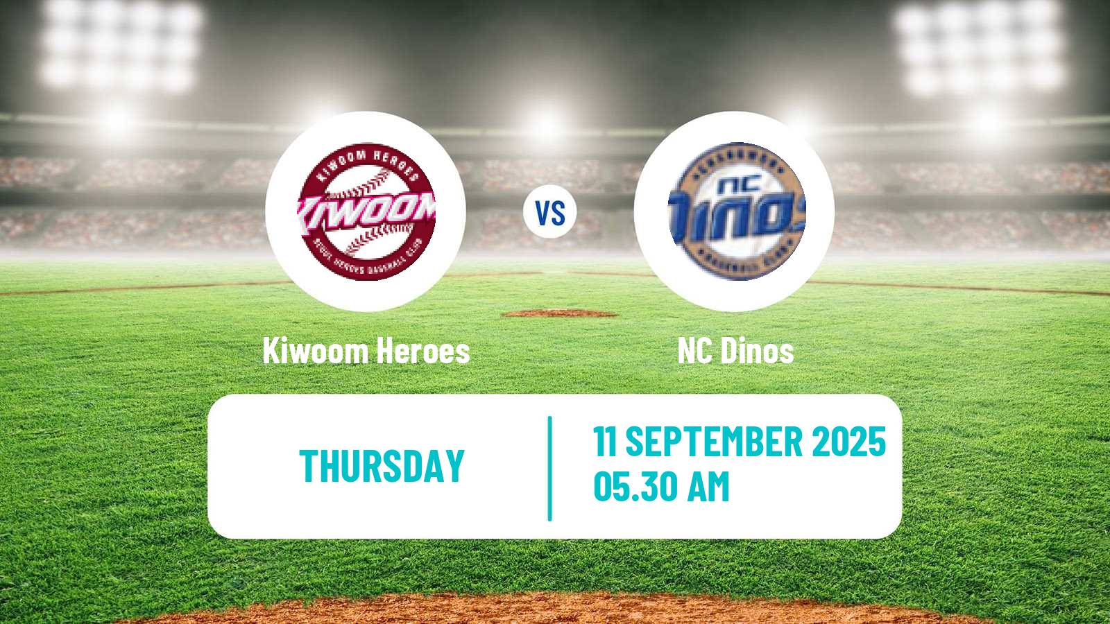 Baseball KBO Kiwoom Heroes - NC Dinos