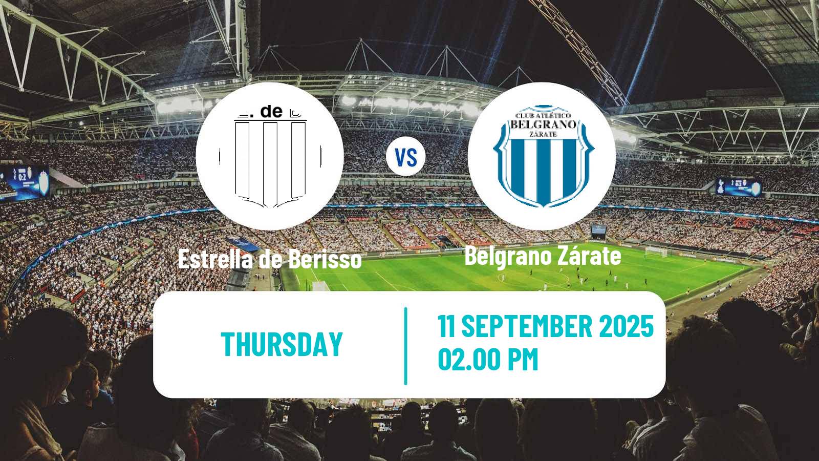 Football Argentinian Torneo Promocional Amateur Estrella de Berisso - Belgrano Zárate