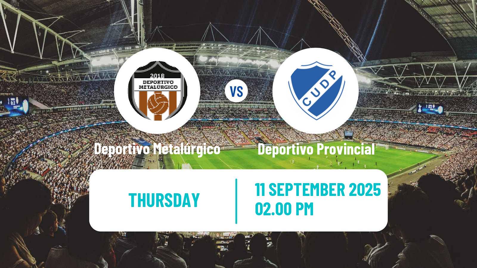 Football Argentinian Torneo Promocional Amateur Deportivo Metalúrgico - Deportivo Provincial