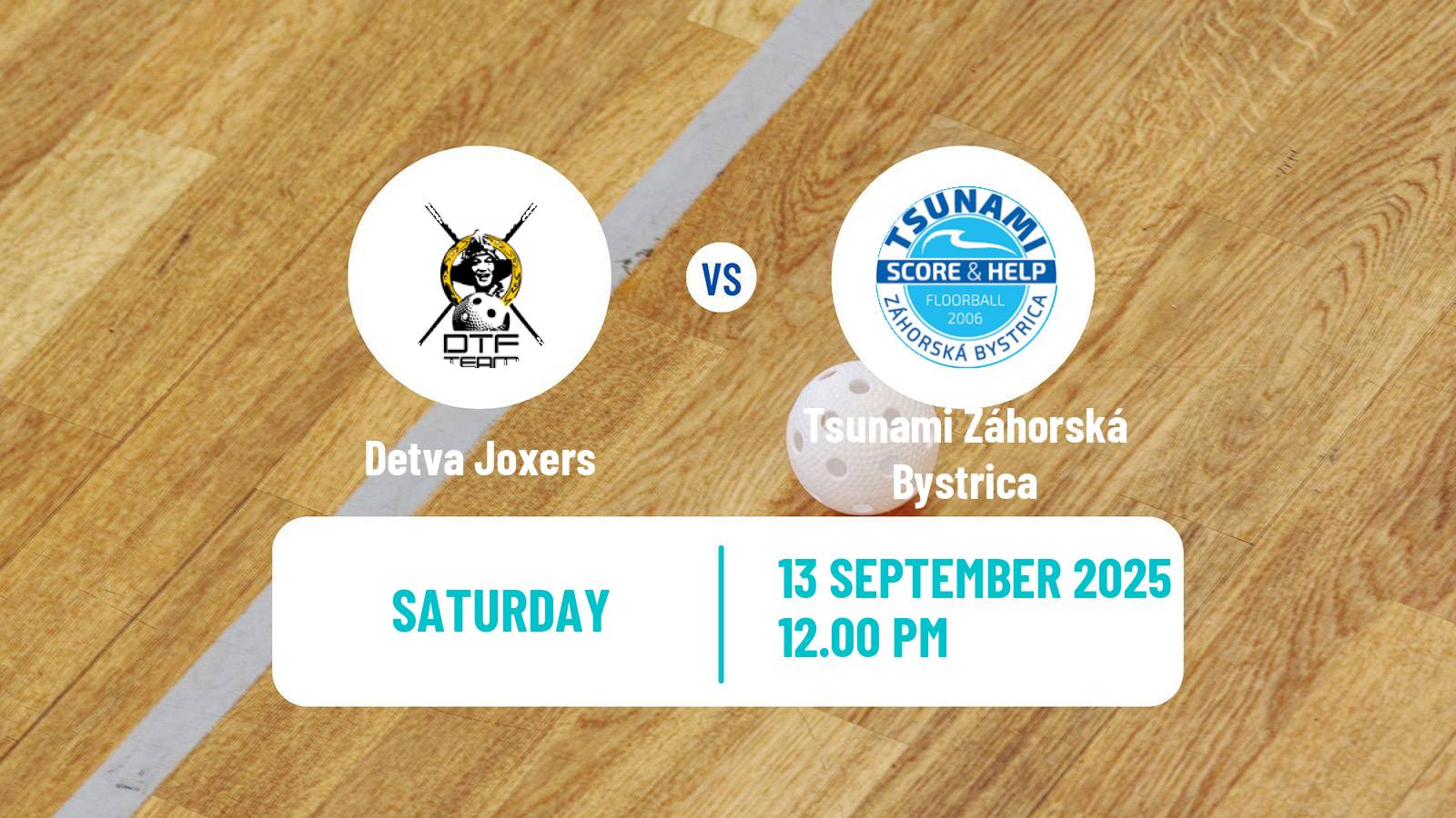 Floorball Slovak Extraliga Floorball Detva Joxers - Tsunami Záhorská Bystrica