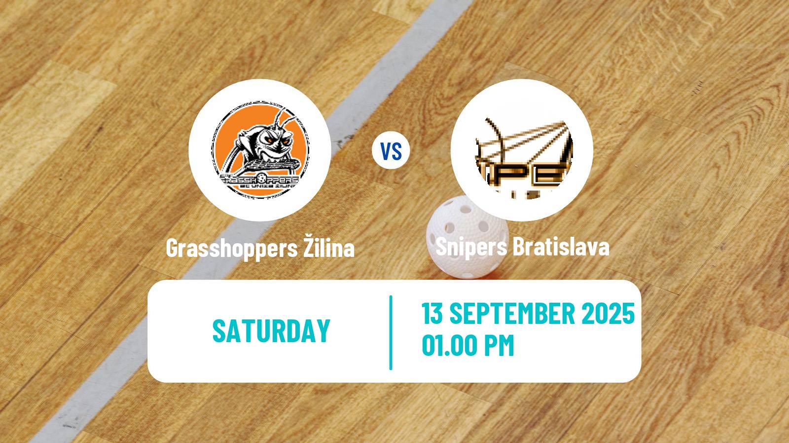 Floorball Slovak Extraliga Floorball Grasshoppers Žilina - Snipers Bratislava
