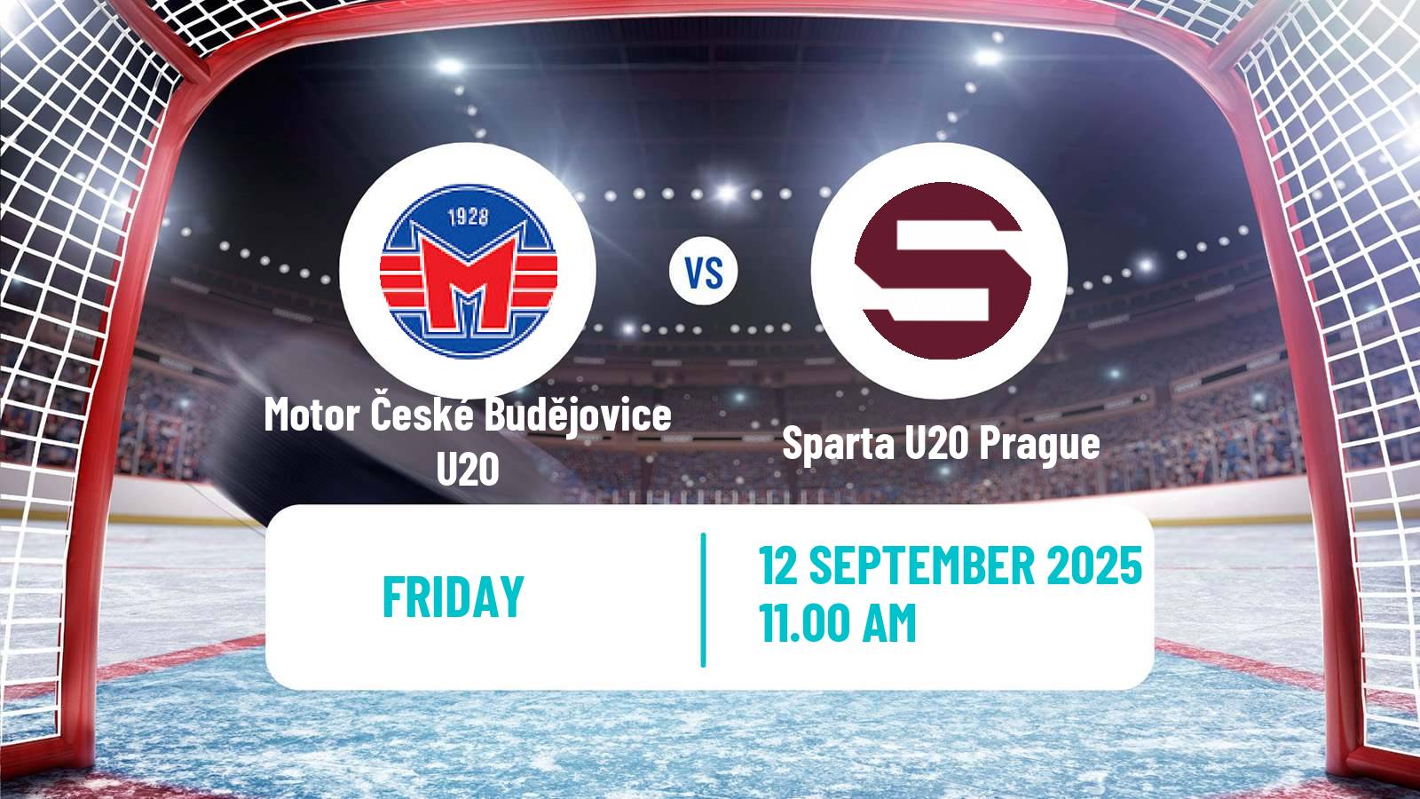 Hockey Czech ELJ Motor České Budějovice U20 - Sparta U20 Prague