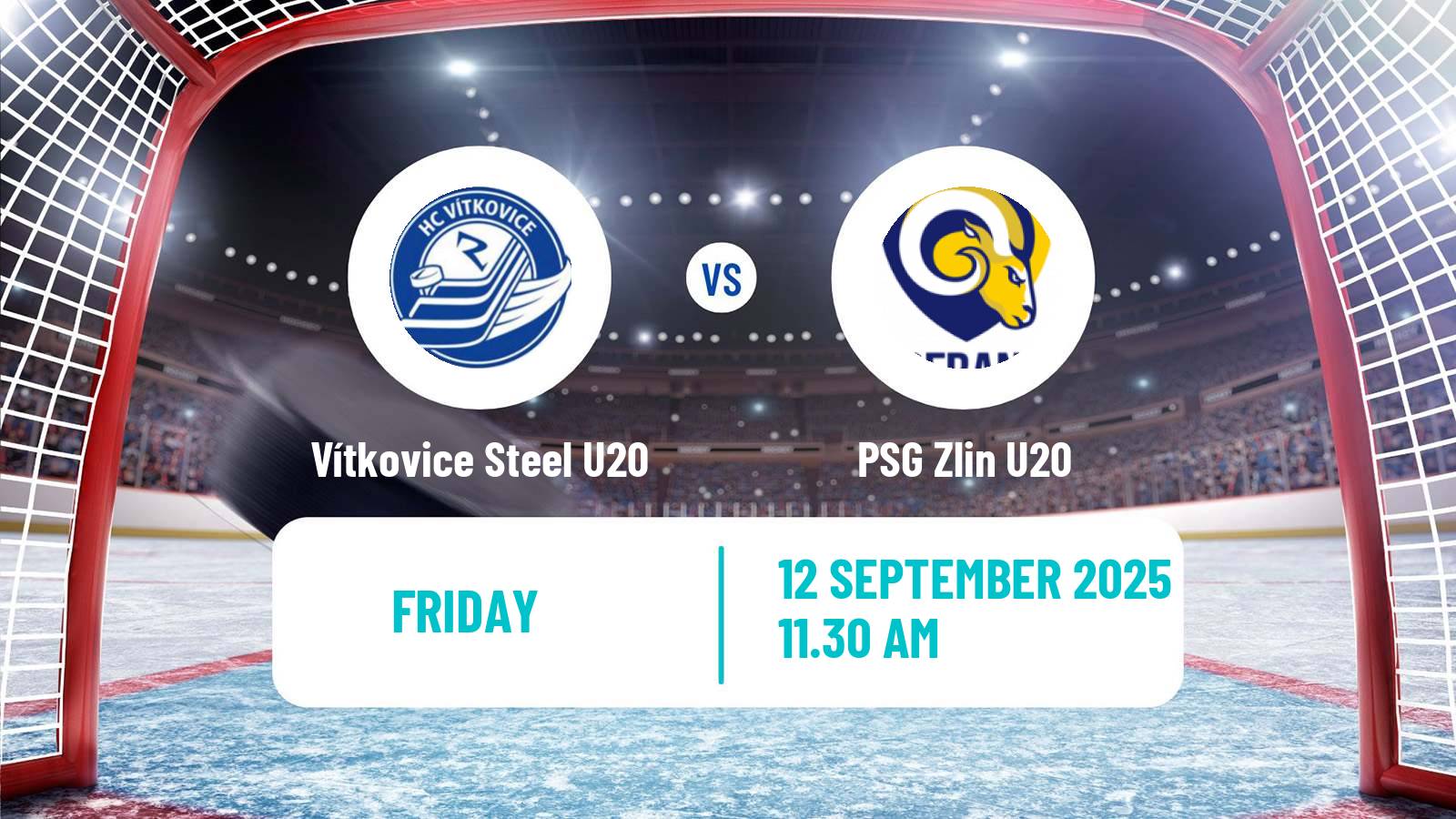 Hockey Czech ELJ Vítkovice Steel U20 - Zlin U20