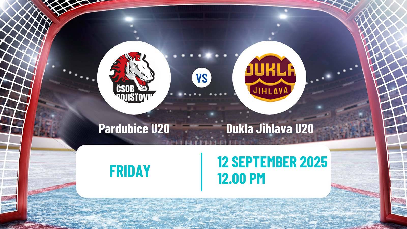 Hockey Czech ELJ Pardubice U20 - Dukla Jihlava U20