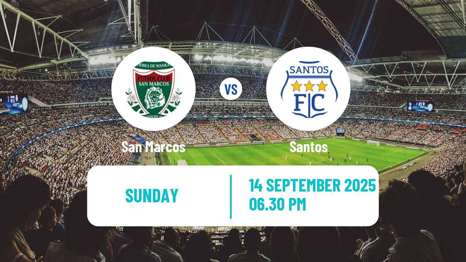 Football Peruvian Liga 2 San Marcos - Santos