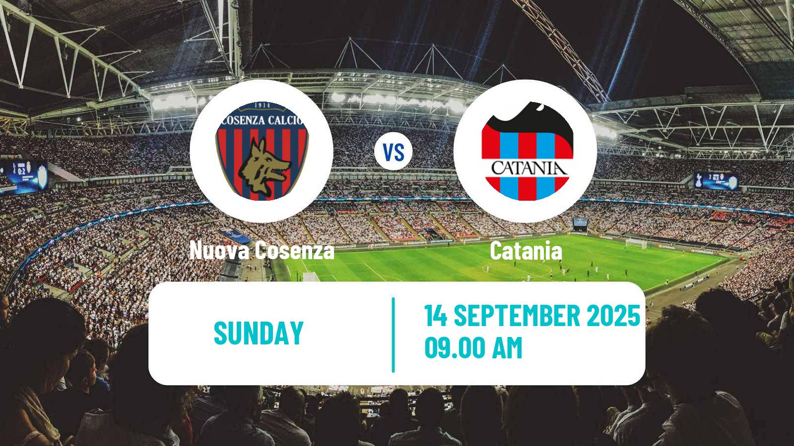 Football Italian Serie C Group C Nuova Cosenza - Catania