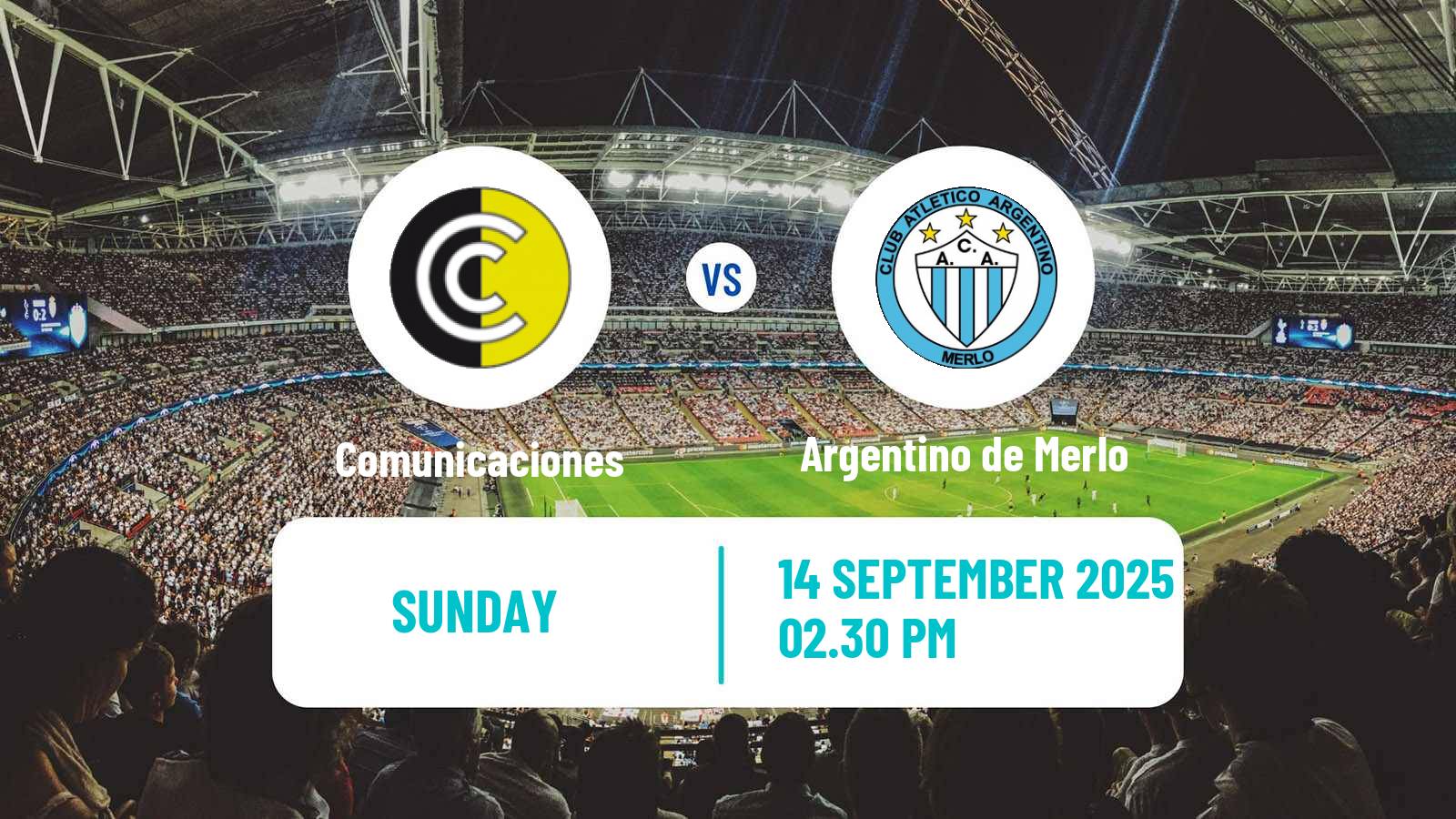 Football Argentinian Primera B Comunicaciones - Argentino de Merlo