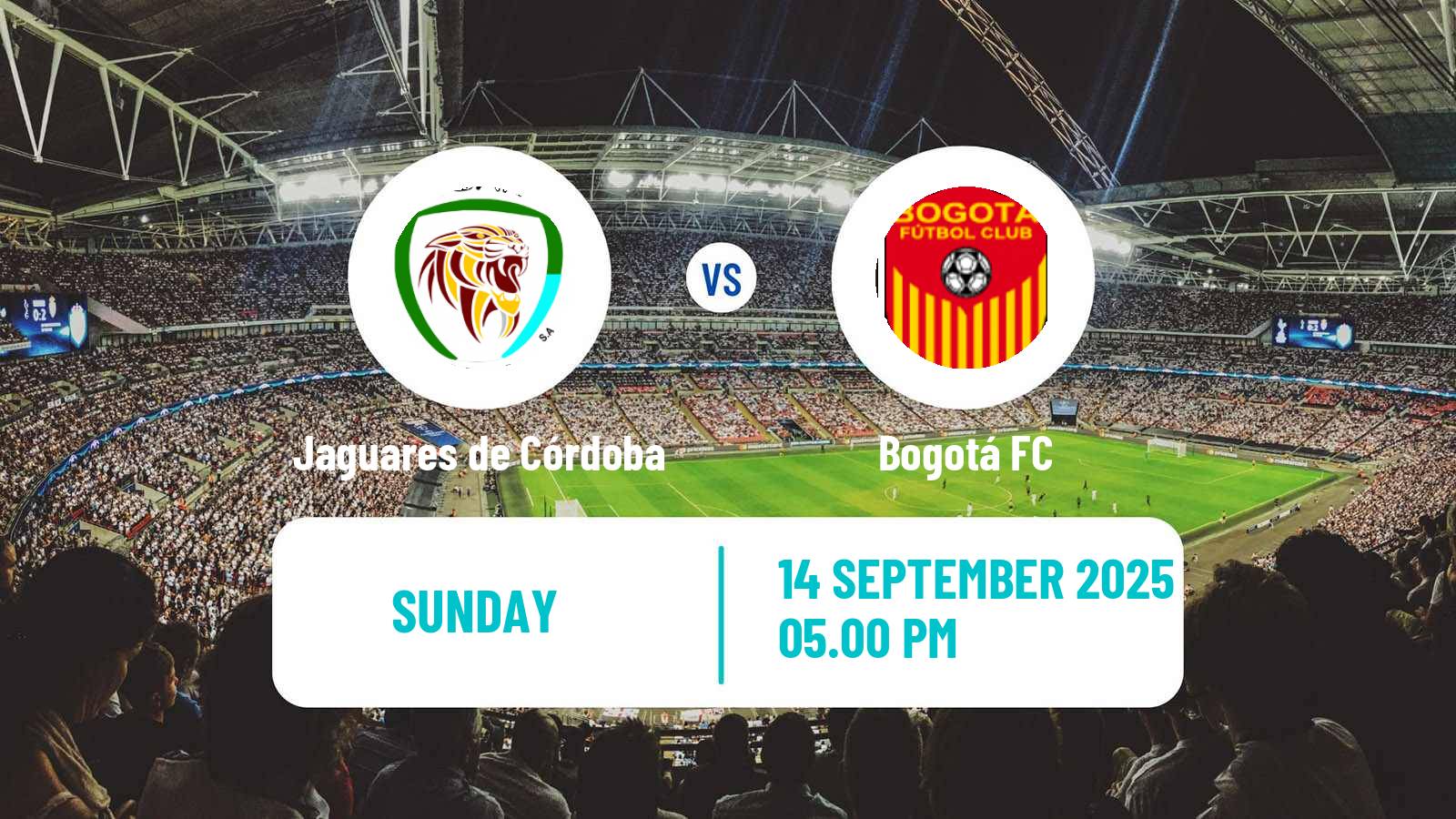 Football Colombian Primera B Jaguares de Córdoba - Bogotá
