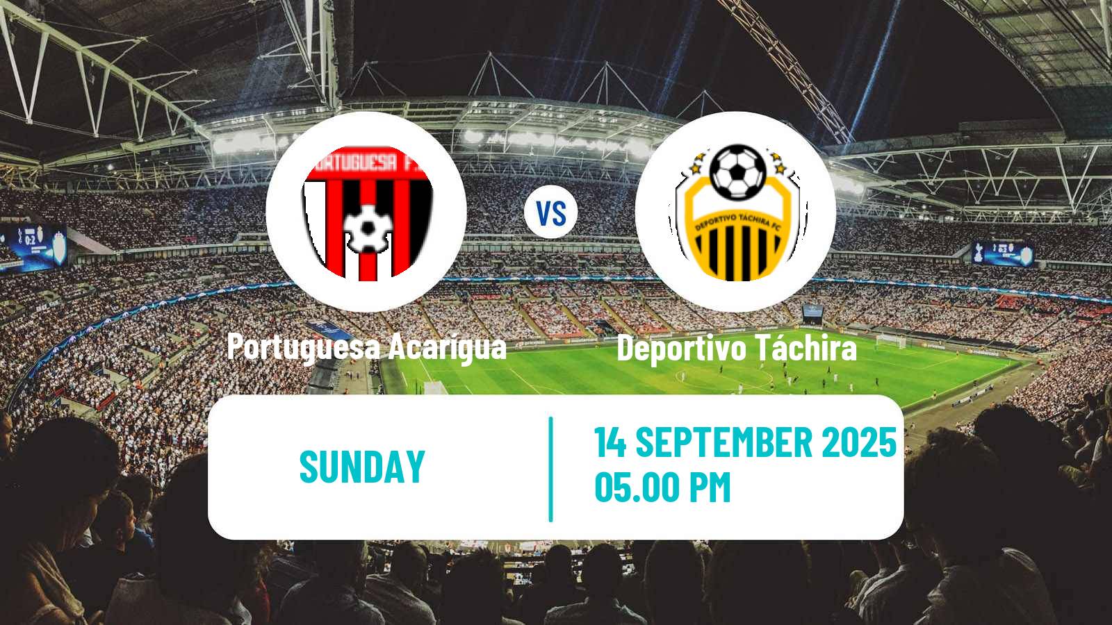 Football Venezuelan Primera Division Portuguesa Acarígua - Deportivo Táchira