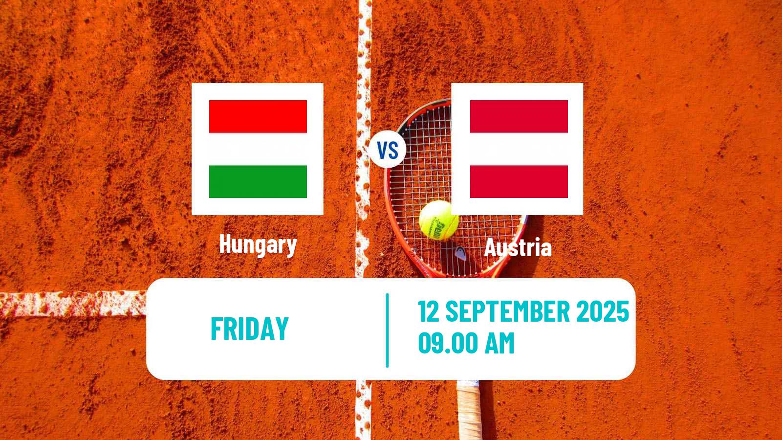 Tennis Davis Cup - World Group Teams Hungary - Austria