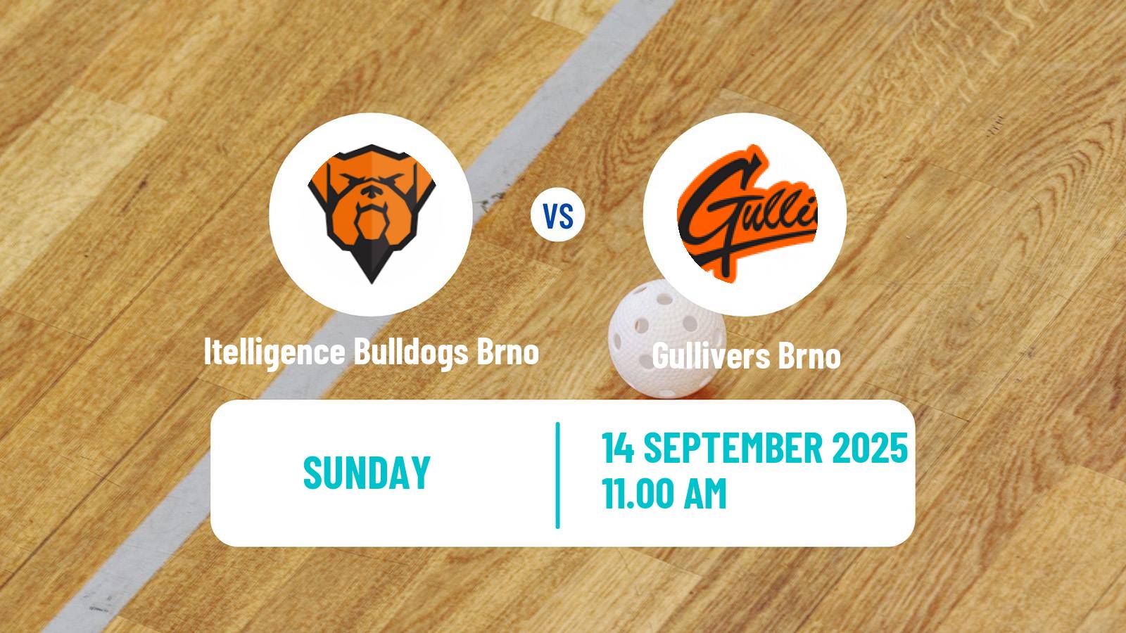 Floorball Czech 1 Liga Floorball Itelligence Bulldogs Brno - Gullivers Brno