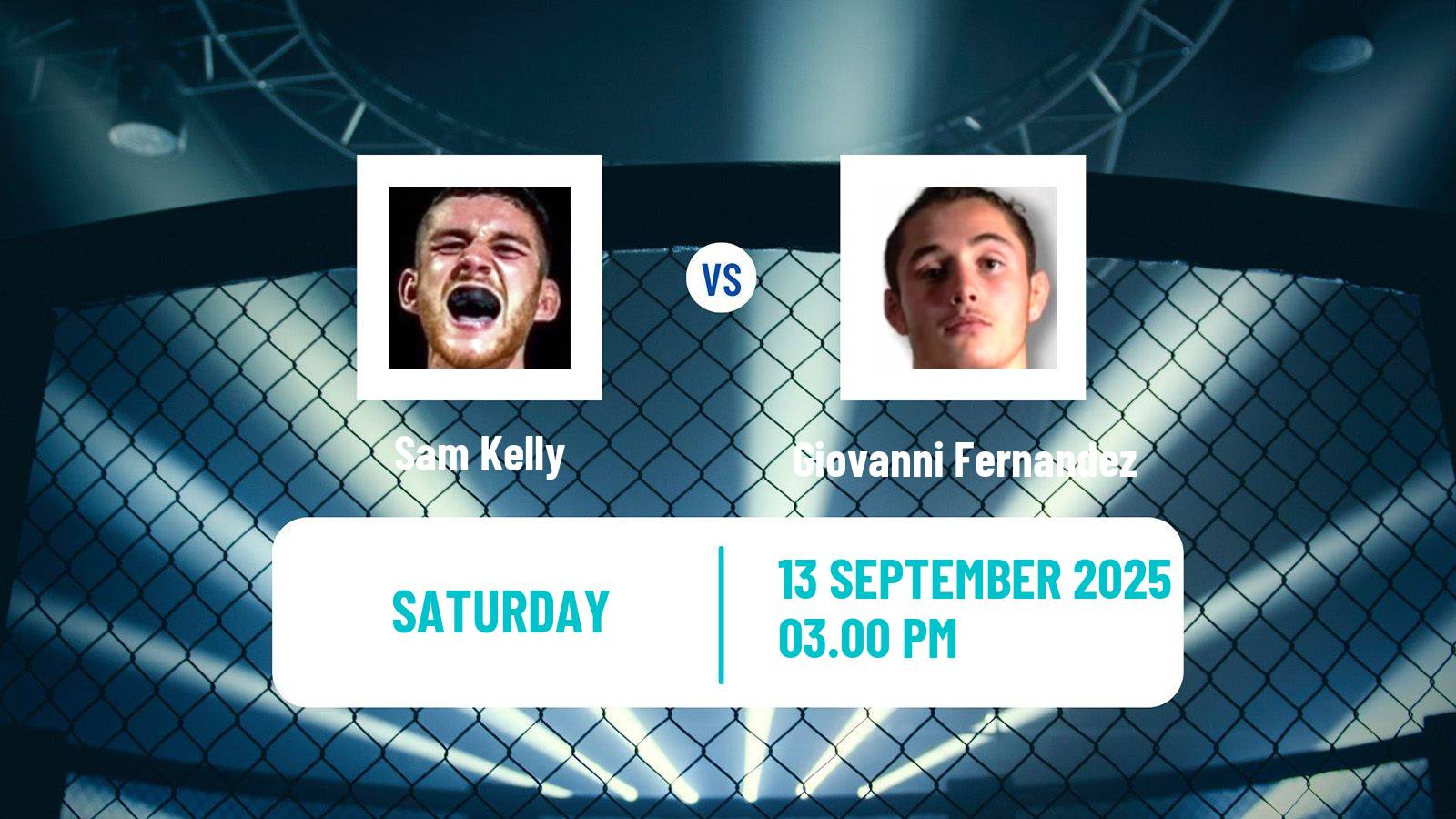 MMA Bantamweight Cage Warriors Men Sam Kelly - Giovanni Fernandez