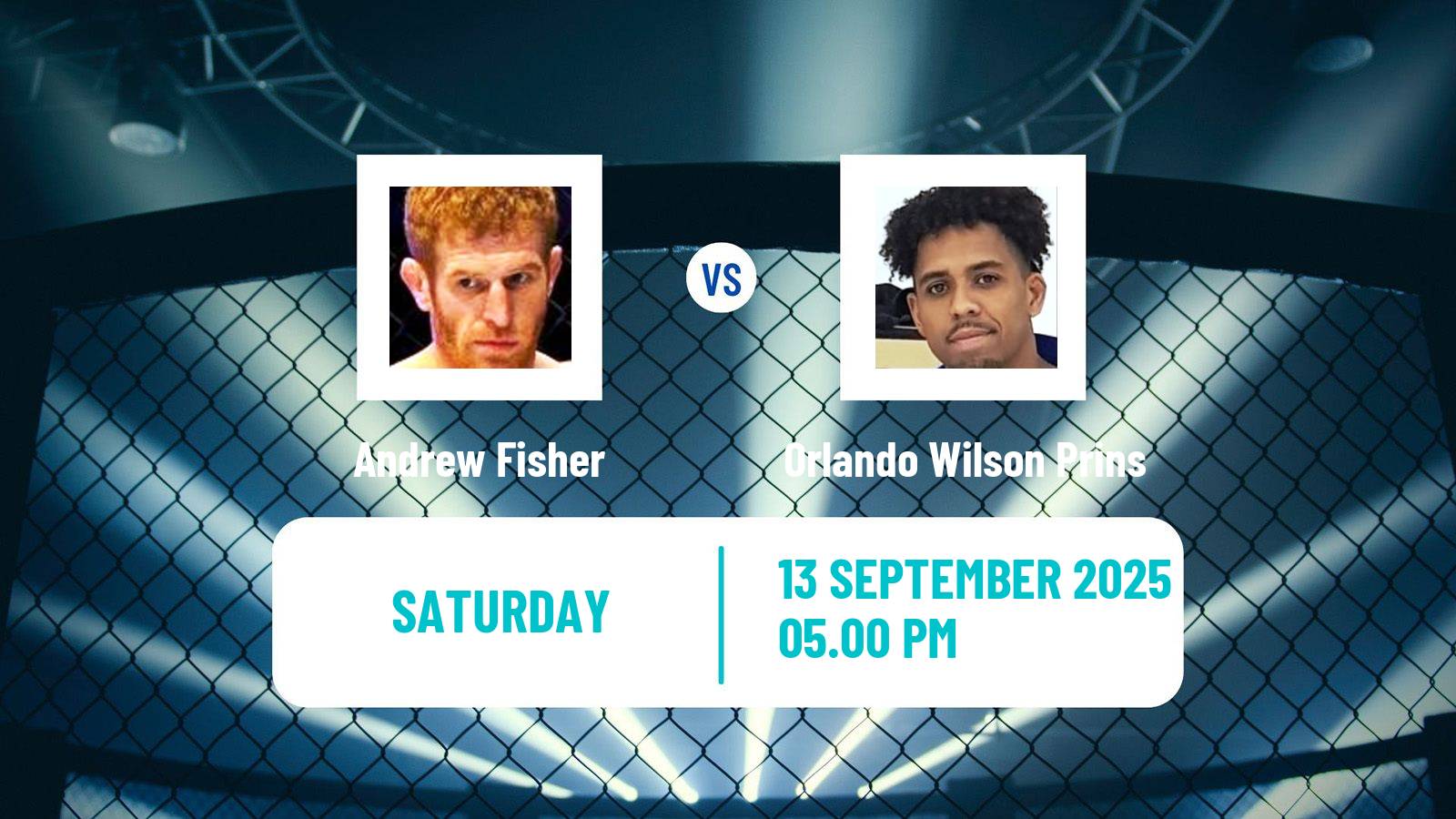MMA Lightweight Cage Warriors Men Andrew Fisher - Orlando Wilson Prins