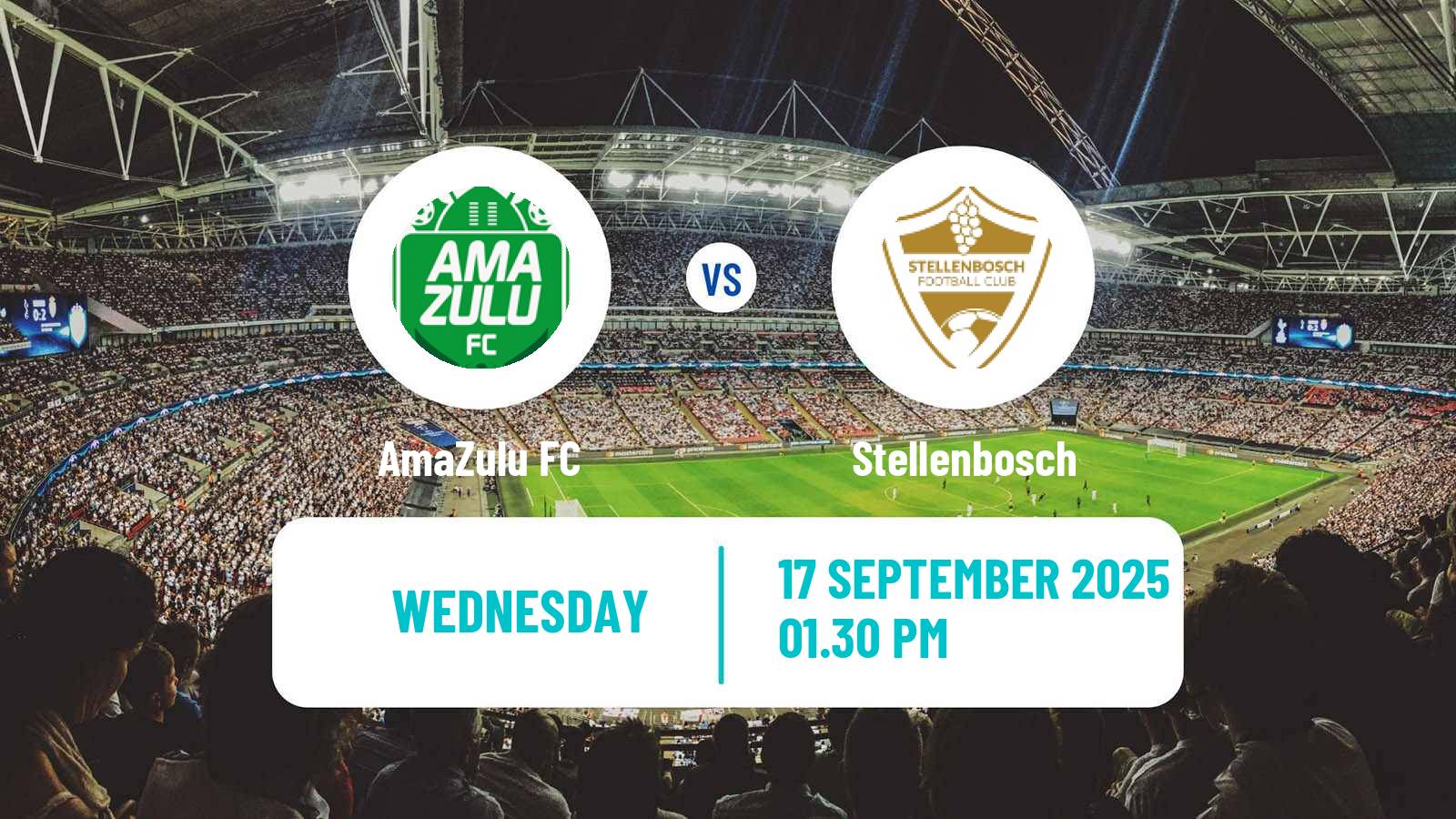Football South African Premier Soccer League AmaZulu - Stellenbosch