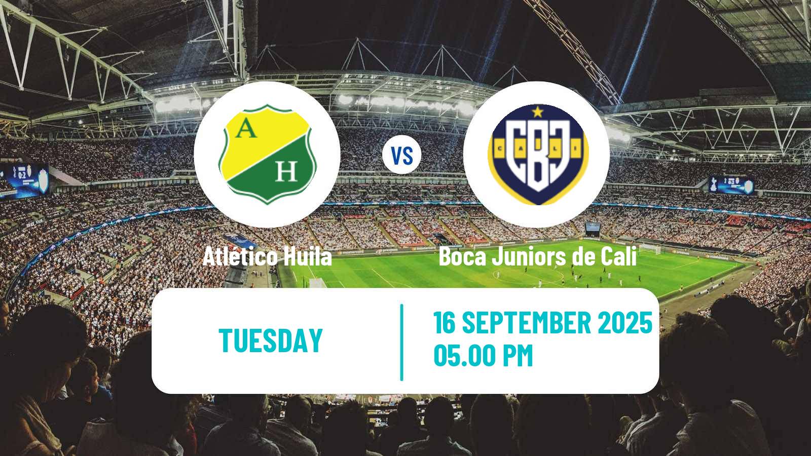 Football Colombian Primera B Atlético Huila - Boca Juniors de Cali