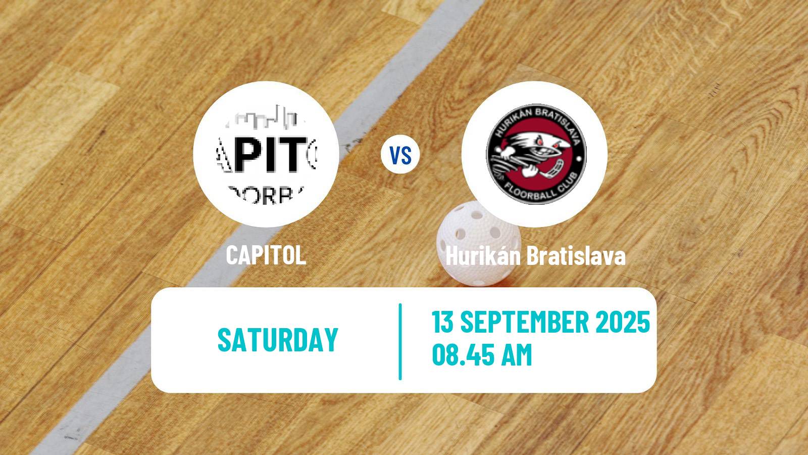 Floorball Slovak Extraliga Floorball CAPITOL - Hurikán Bratislava