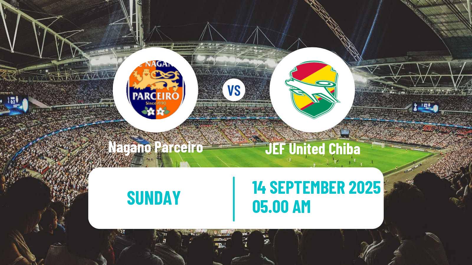 Football Japan WE League Women Nagano Parceiro - JEF United Chiba