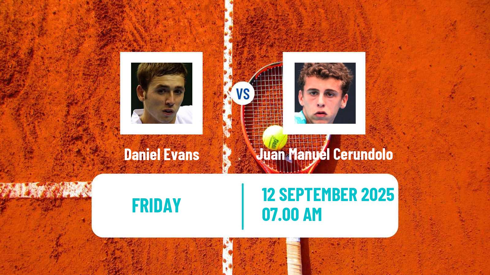 Tennis Guangzhou 2 Challenger Men Daniel Evans - Juan Manuel Cerundolo
