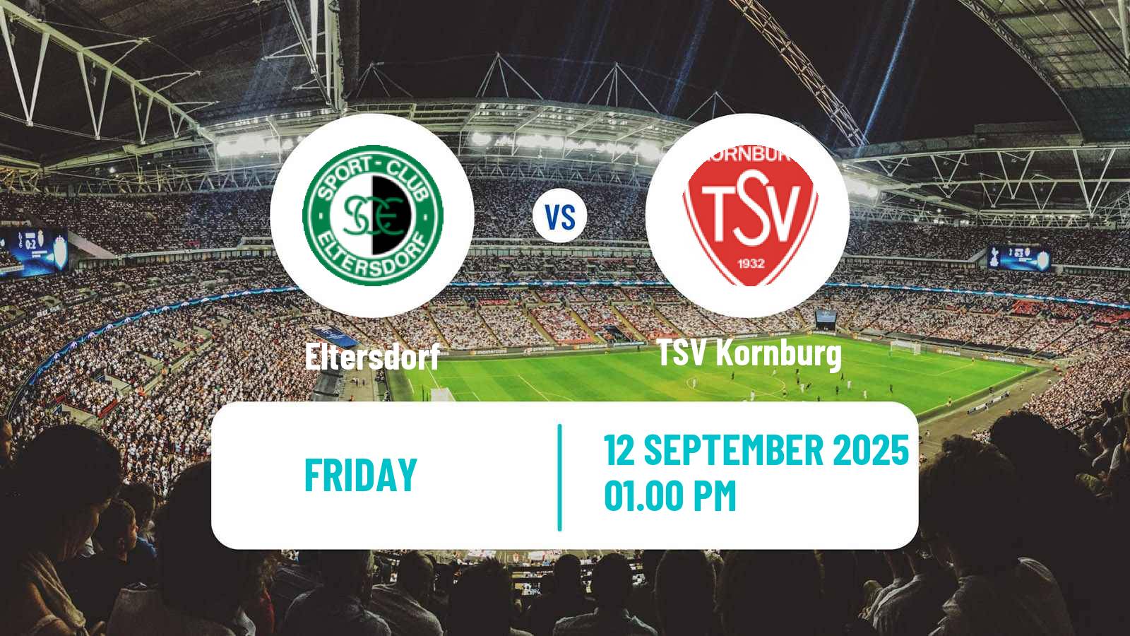 Football German Oberliga Bayern Nord Eltersdorf - Kornburg