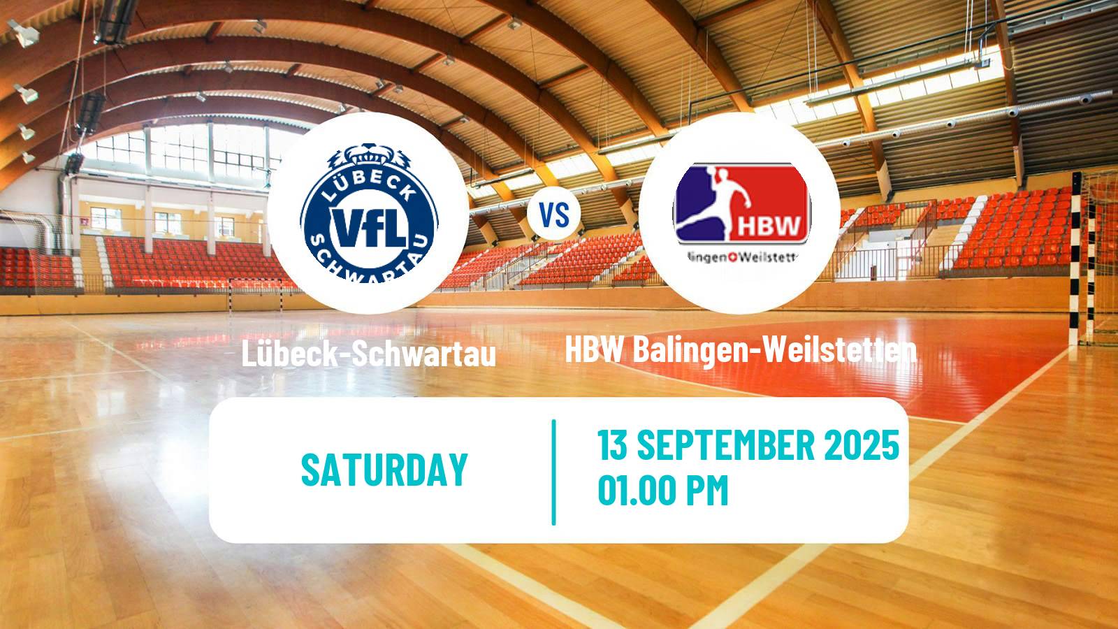 Handball German 2 Bundesliga Handball Lübeck-Schwartau - HBW Balingen-Weilstetten