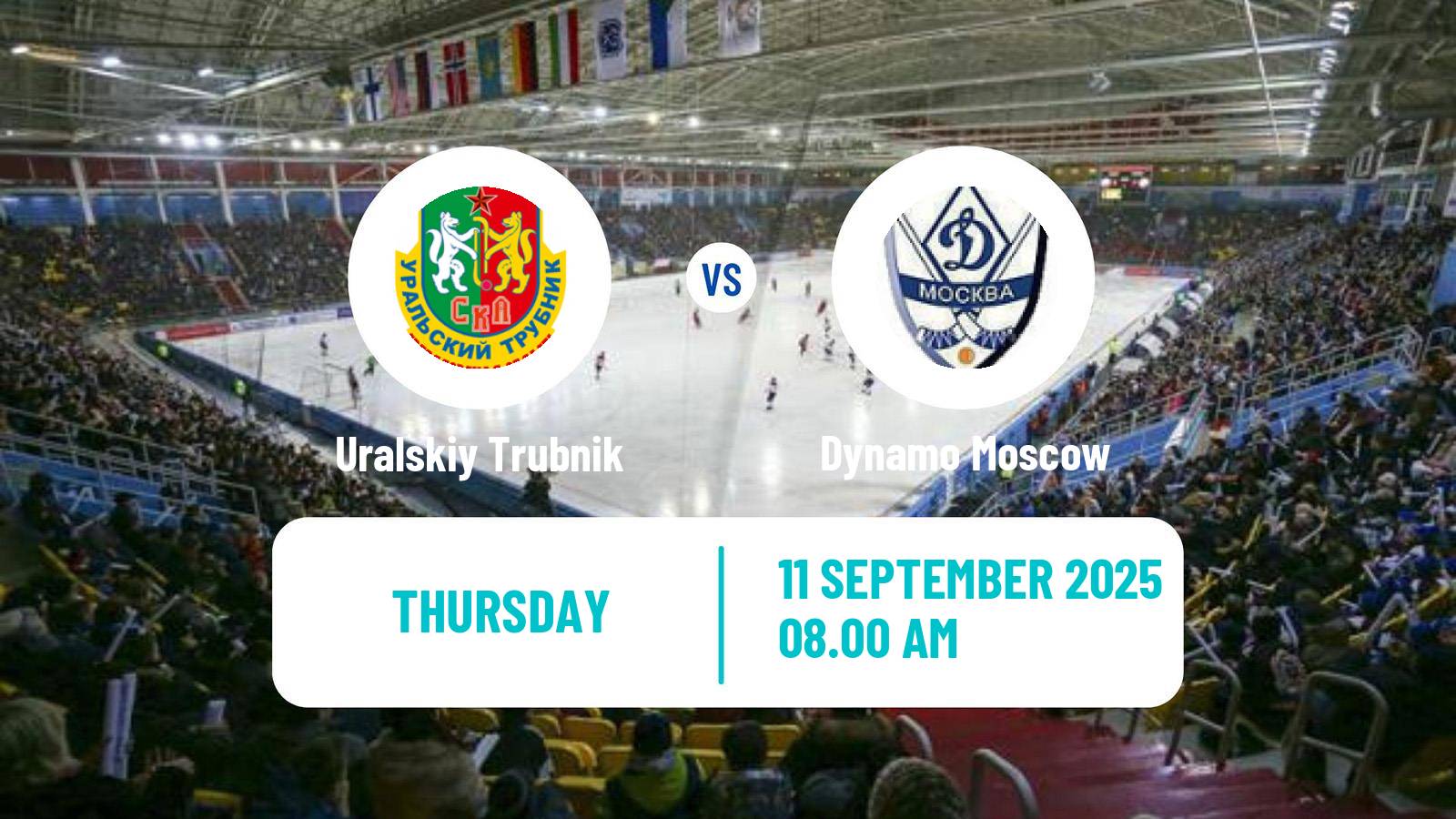 Bandy Russian Cup Bandy Uralskiy Trubnik - Dynamo Moscow