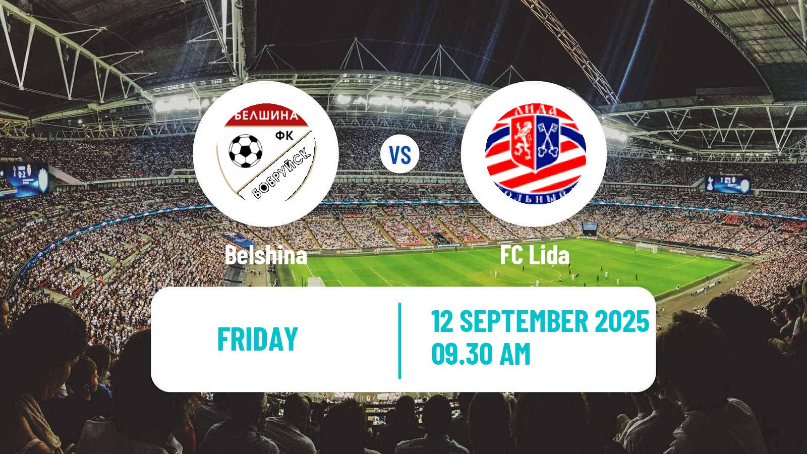 Football Belarusian Pershaya Liga Belshina - Lida