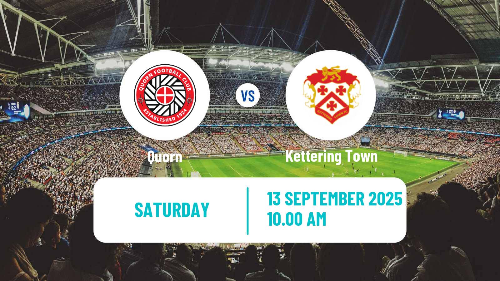 Football English FA Cup Quorn - Kettering Town