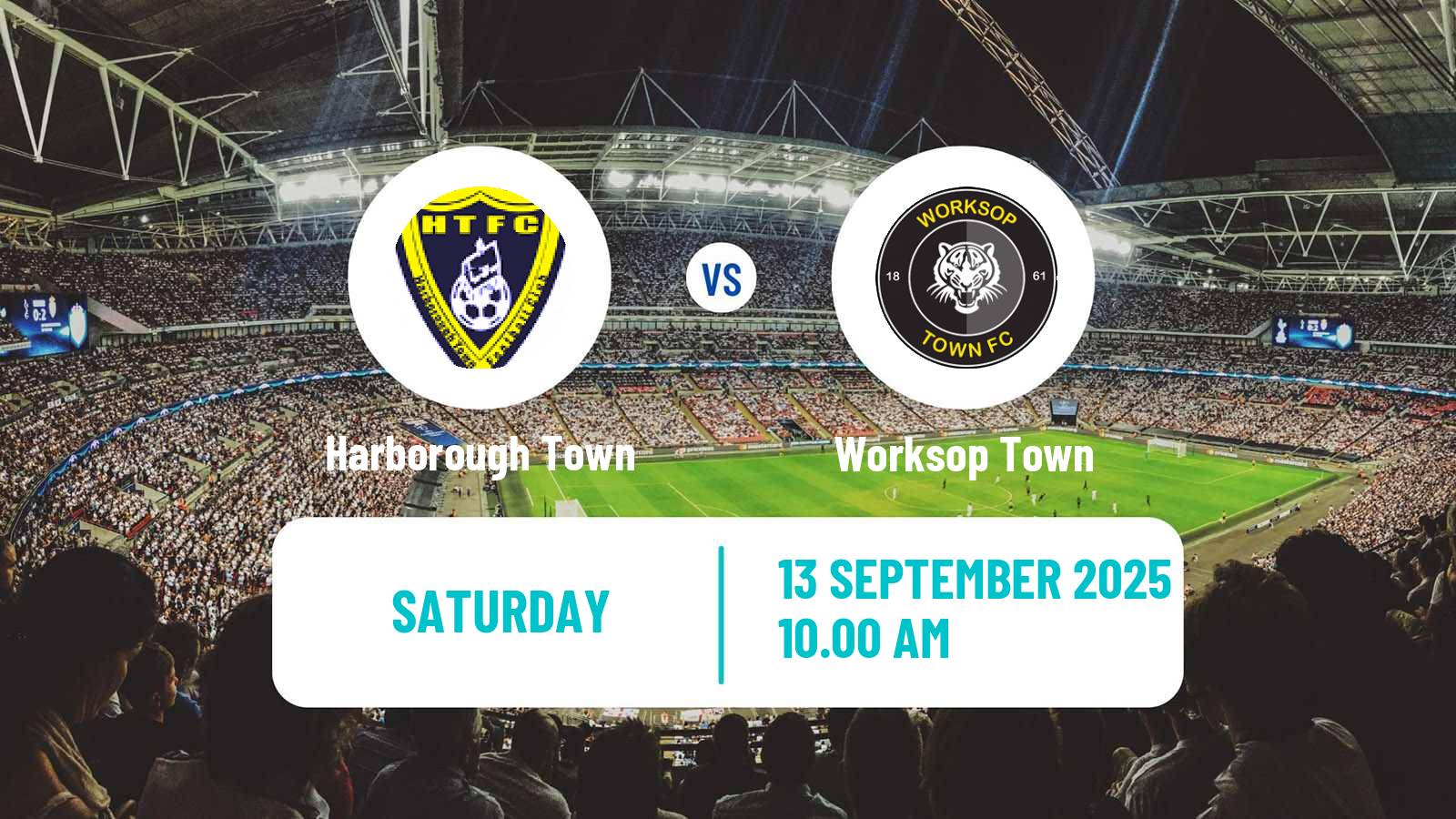 Football English FA Cup Harborough Town - Worksop Town
