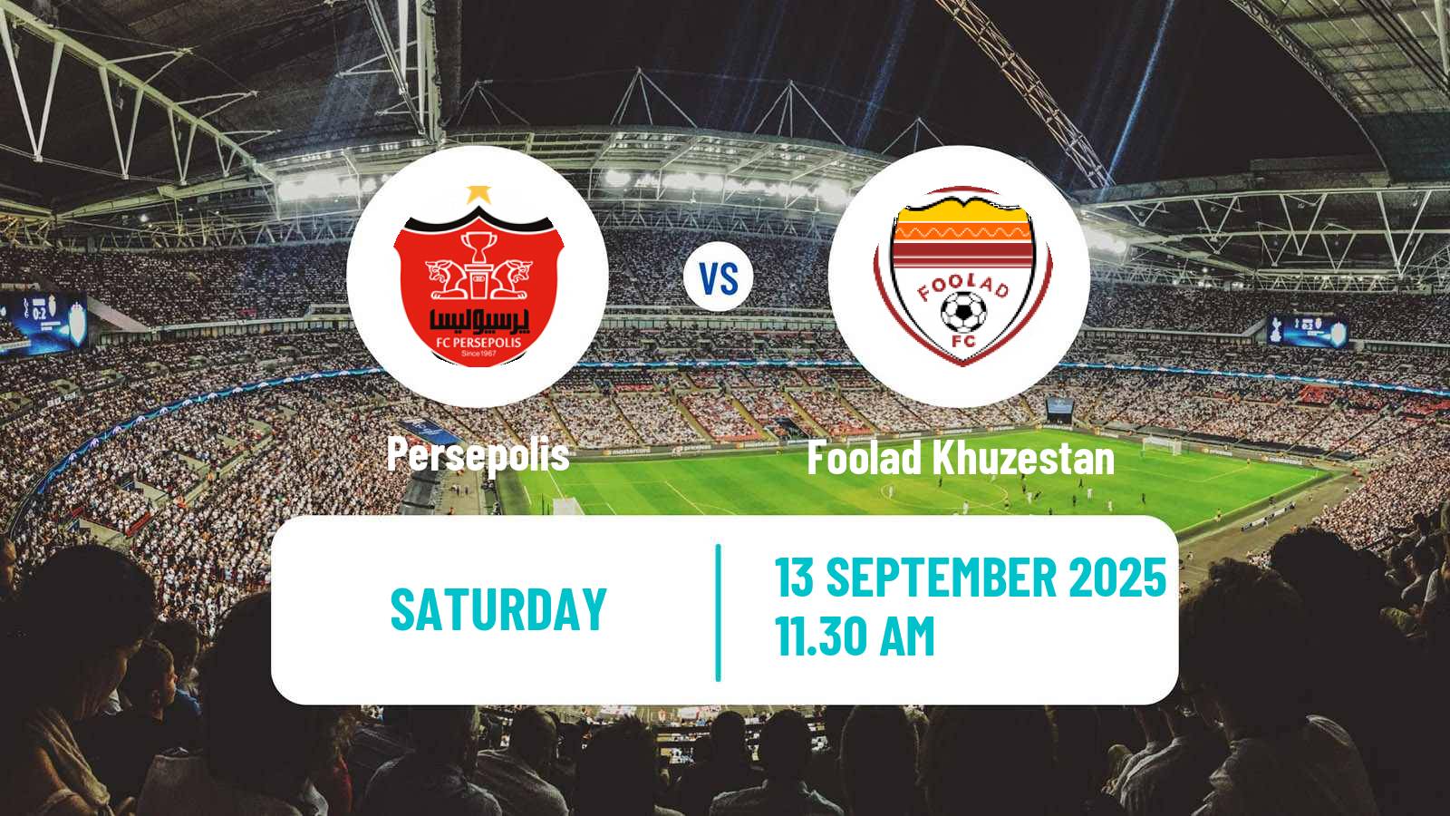 Football Iran Pro League Persepolis - Foolad Khuzestan