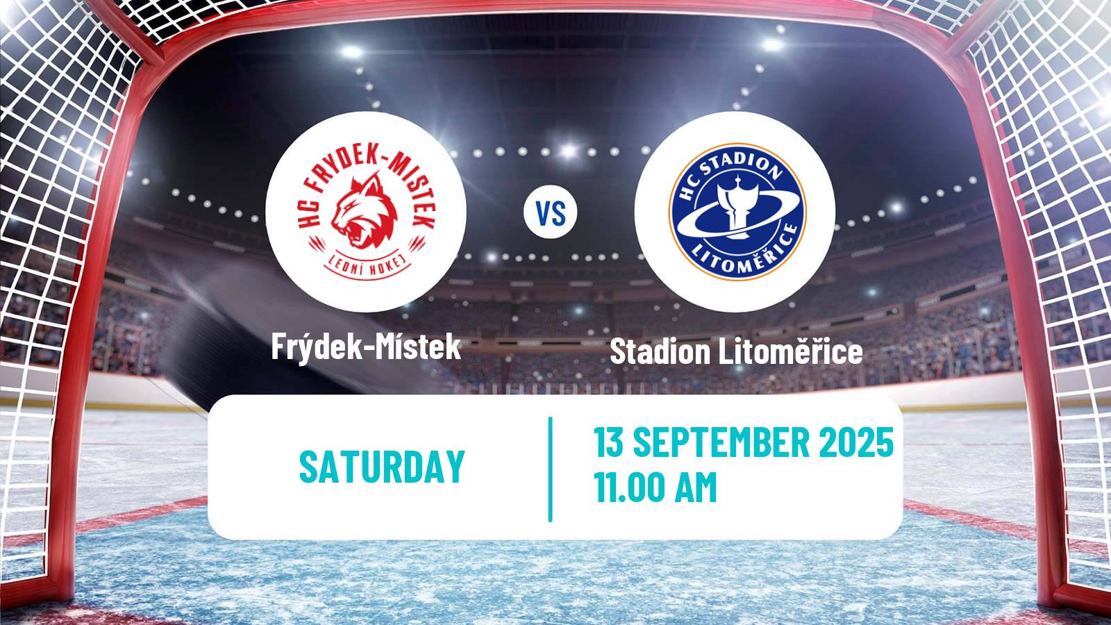 Hockey Czech Chance Liga Frýdek-Místek - Stadion Litoměřice