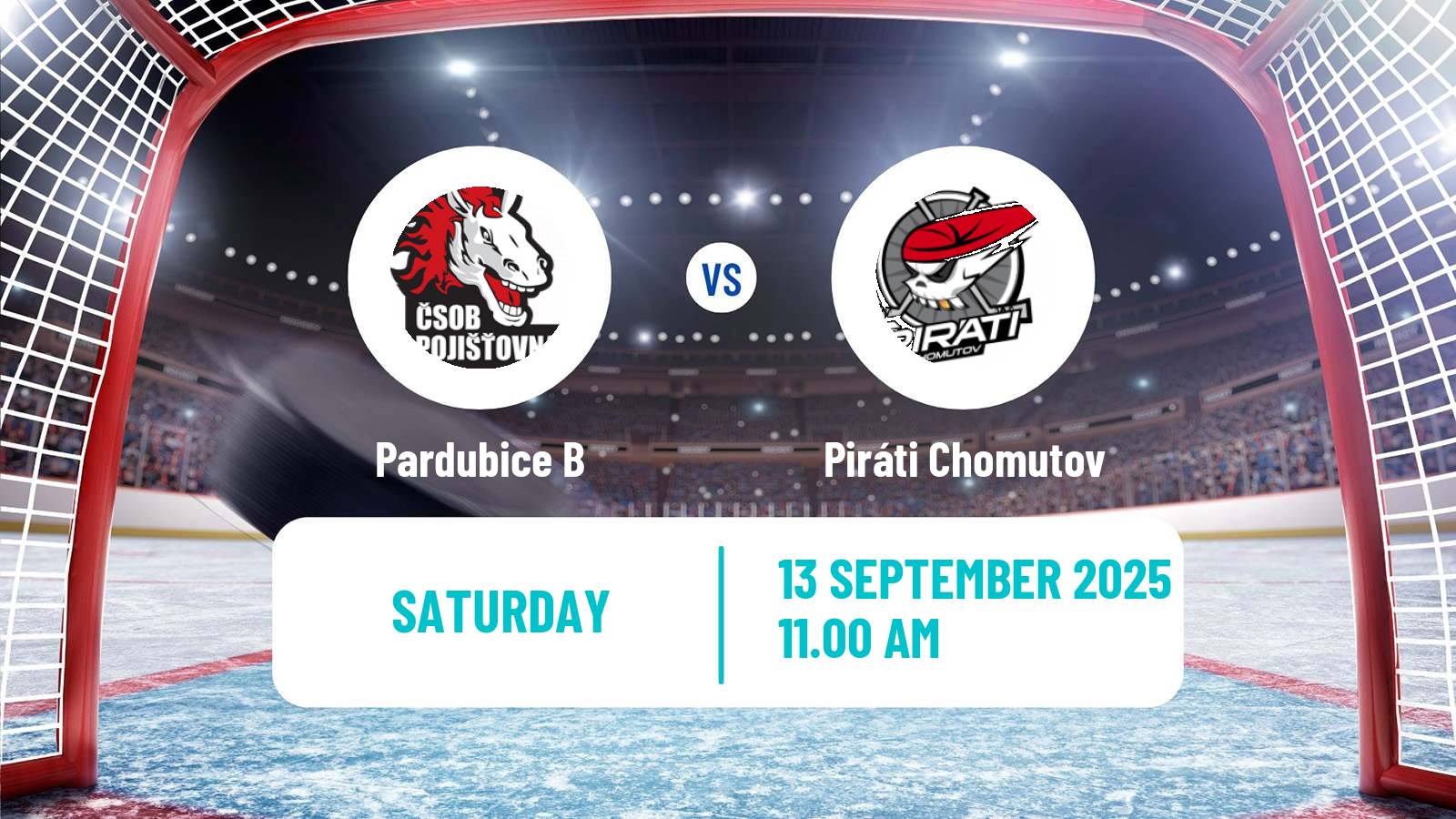 Hockey Czech Chance Liga Pardubice B - Piráti Chomutov