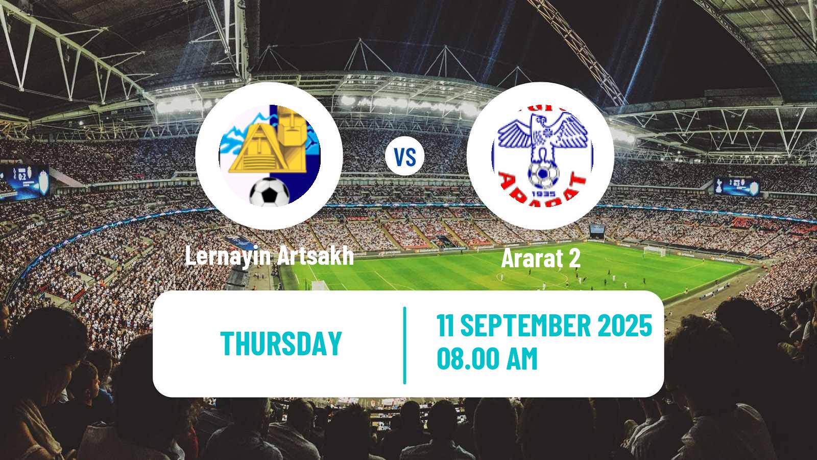 Football Armenian First League Lernayin Artsakh - Ararat 2